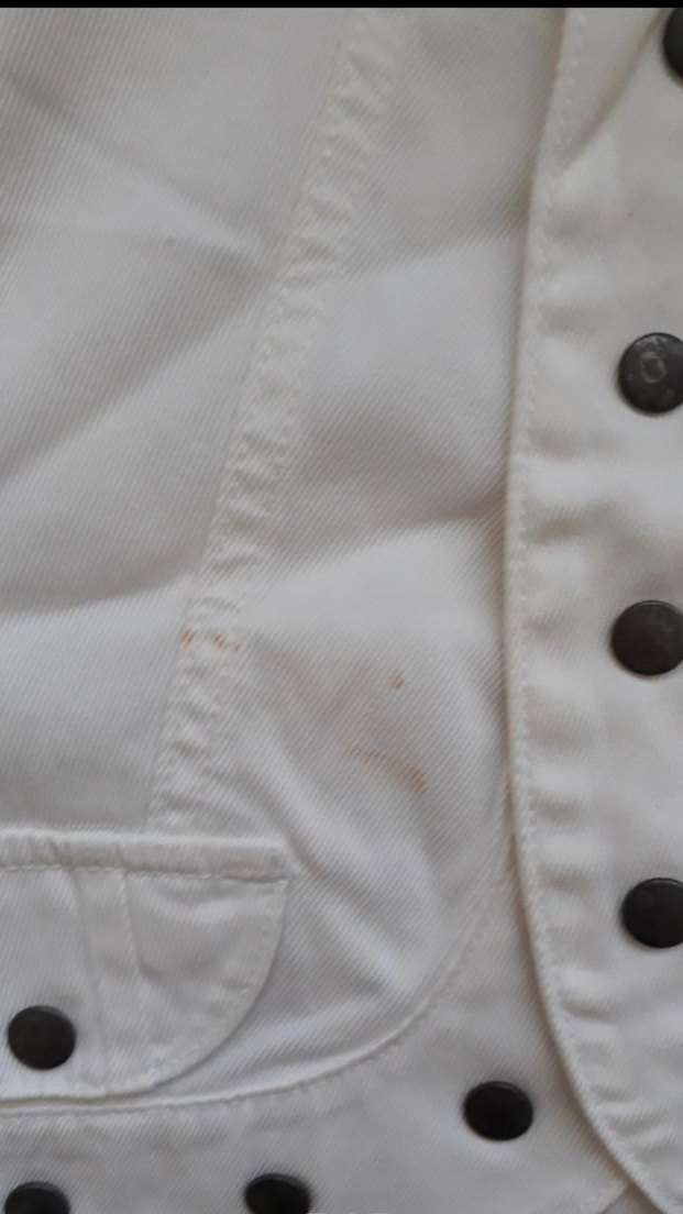 Kızlar İçin Düğmeli Beyaz Pamuk Yelek kaliteli ketendir - Görsel 4