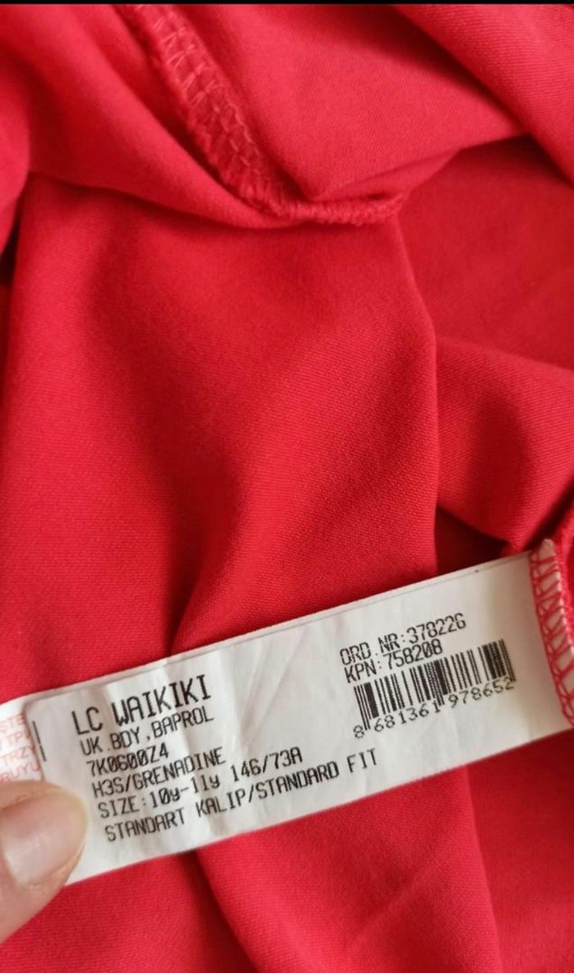 LC Waikiki kız çocuk Fuşya renk 1 kez giyildi yepyeni - Görsel 2