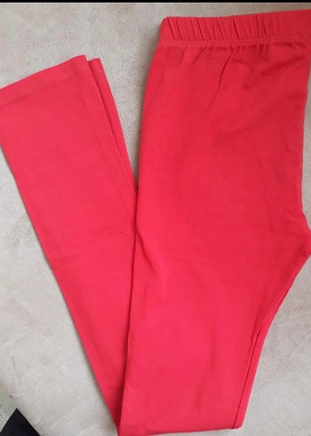 Kızlar için Pamuklu Rahat tayt ve tişört 12 yaş giyilmemiş - Görsel 2