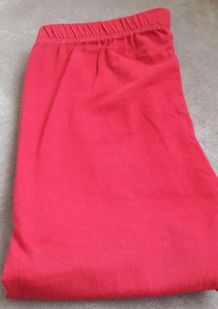 Kızlar için Pamuklu Rahat tayt ve tişört 12 yaş giyilmemiş - Görsel 3