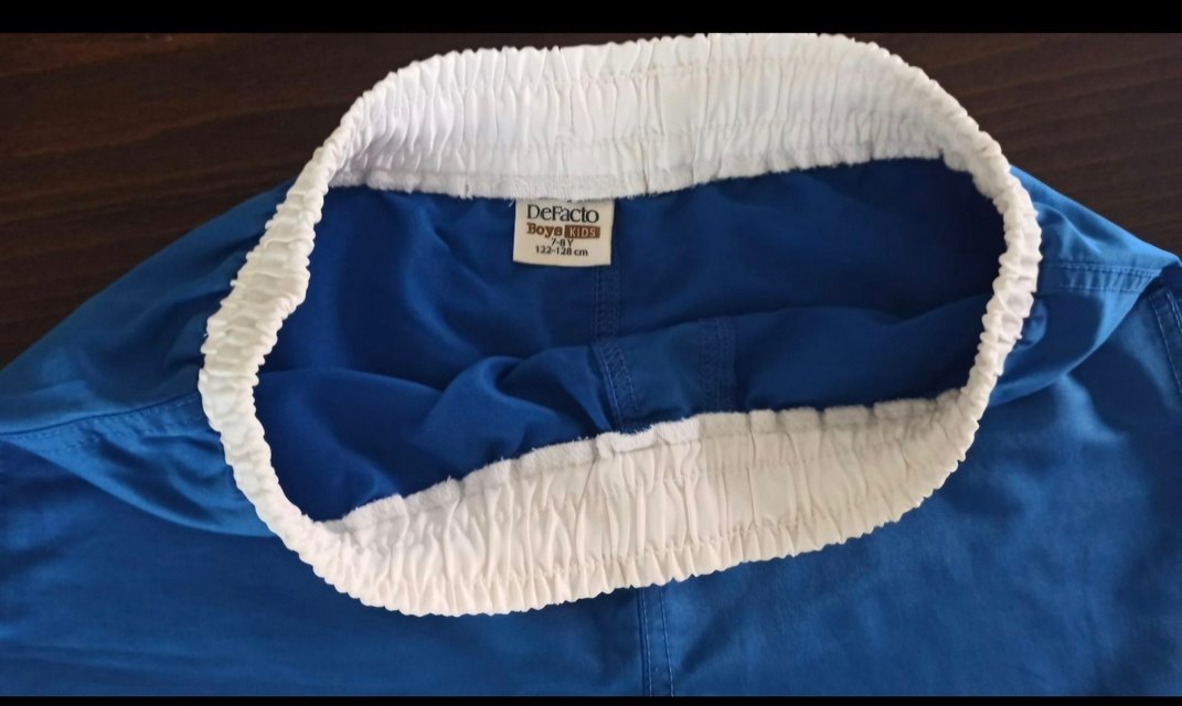 Erkek Çocuk Mavi Deniz Şortu - Görsel 3