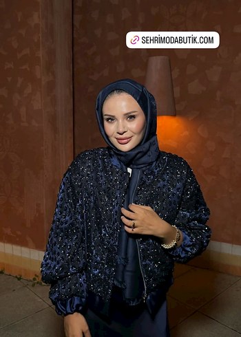 Aura payetli ceket - Görsel 3