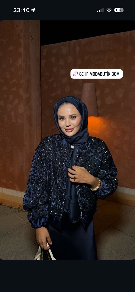 Aura payetli ceket - Görsel 3