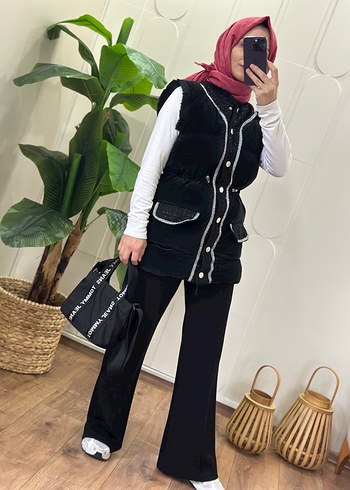 Belden oturtmalı ceket - Görsel 3