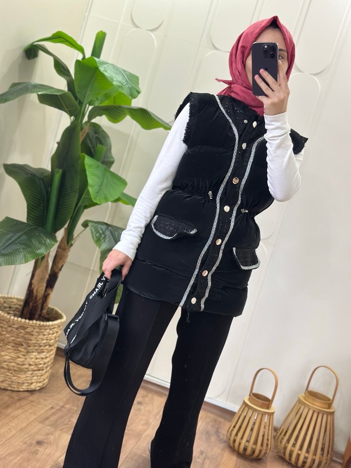 Belden oturtmalı ceket - Görsel 2