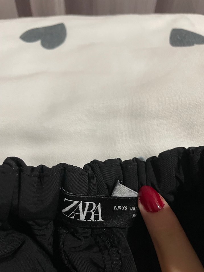 Kadın Siyah Zara Paraşüt Pantolon - Görsel 3