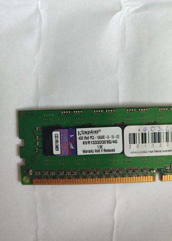 KİNGSTON 4GB 1333MHZ DDR3 MASAÜSTÜ RAM - Görsel 2