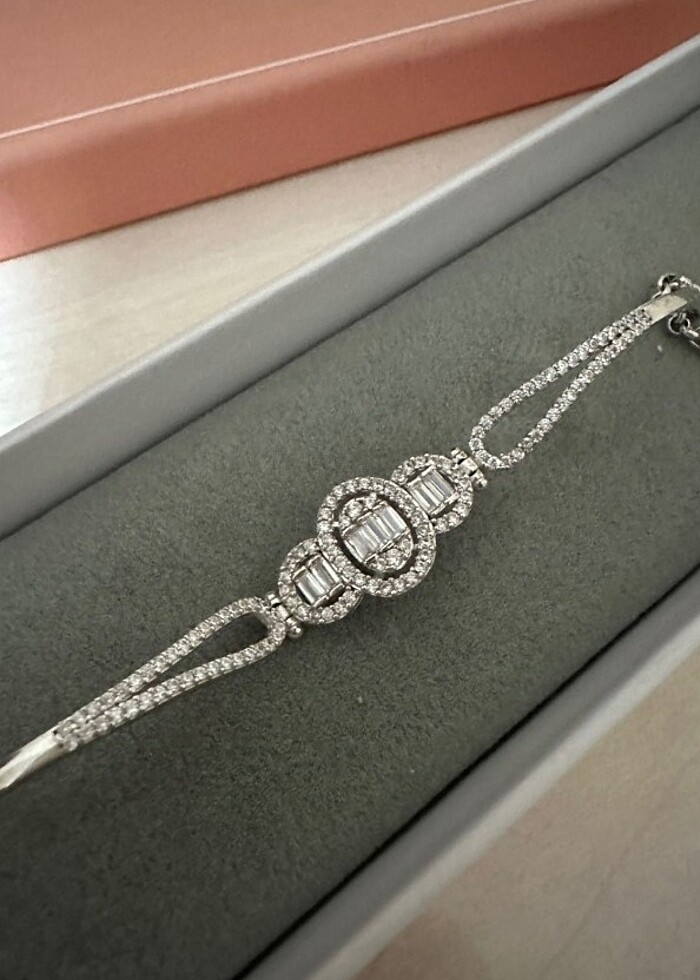 SIFIR KADIN ALTINBAŞ GÜMÜŞ BİLEKLİK - Görsel 2