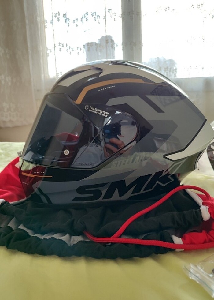 SIFIR FATURALI SMK KASK + EKSTRA VİZÖR 22 AY GARANTİLİ - Görsel 3