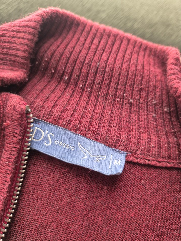 Bordo Kadın Triko Uzun Kollu Kazak - Görsel 4