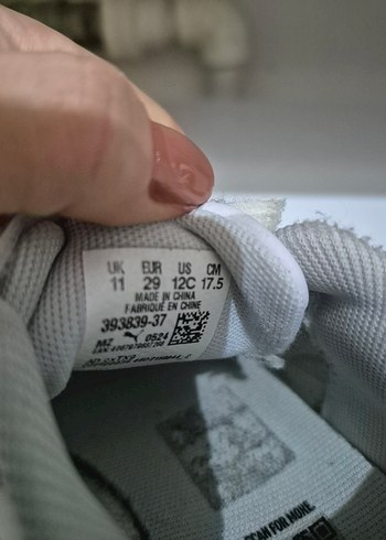 Mavi Gri Bağcıklı Cırt Cırtlı Erkek Spor Ayakkabı - Görsel 4