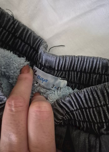 Gri Erkek Çocuk Bol Kesim Denim Pantolon - Görsel 2