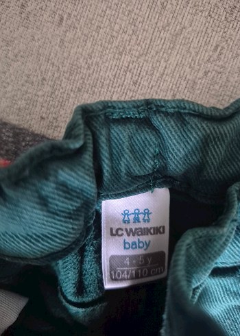 Erkek Çocuk Koyu Yeşil Düğmeli Pantolon - Görsel 3