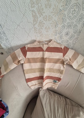 Erkek Çocuk Kırmızı Baskılı Sweatshirt - Görsel 5