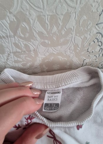 Erkek Çocuk Kırmızı Baskılı Sweatshirt - Görsel 7