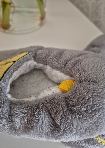 29 Beden Gri Erkek Çocuk panduf