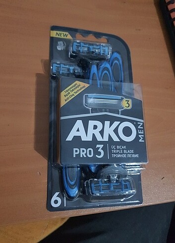 Arko men pro 3 traş bıçağı 6lı 