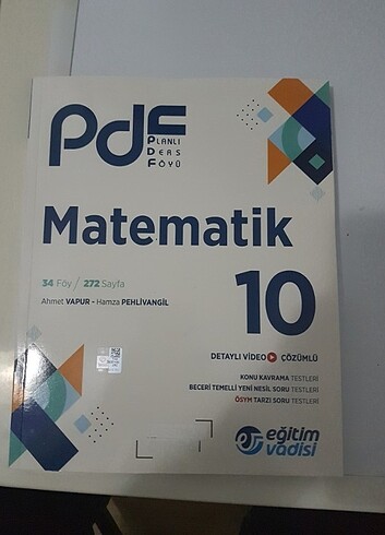 Eğitim vadisi 10.sınıf matematik planlı ders föyü