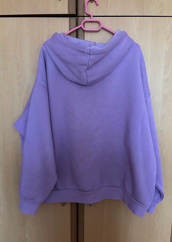 Mavi Baskılı Mor Kapüşonlu Kadın Sweatshirt - Görsel 3