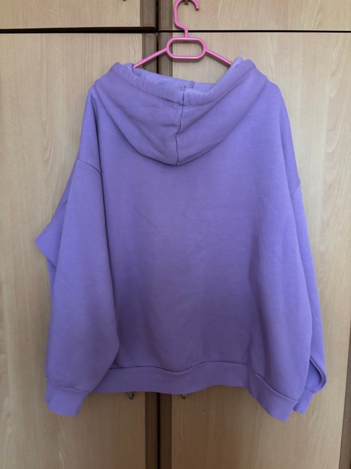 Mavi Baskılı Mor Kapüşonlu Kadın Sweatshirt - Görsel 3