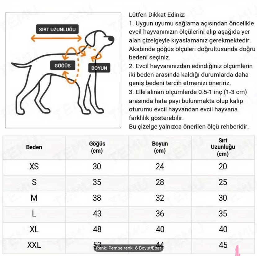 Pembe Kalp Desenli Kürklü Köpek Kıyafeti - Görsel 5