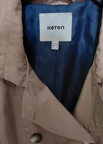 36 Beden Koton Kadın Trençkot 36 beden
