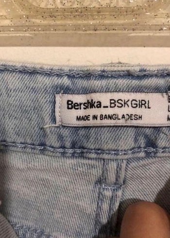 Bershka Mavi Mini Denim Şort - Görsel 3