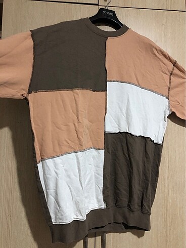 Renk bloklu sweatshirt