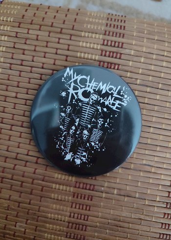 My Chemical Romance Siyah Rock Rozet