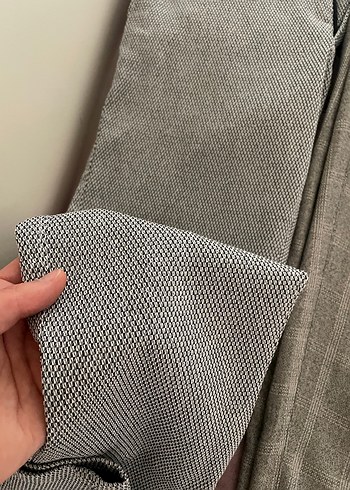 Gri Düğmeli Erkek Kumaş Pantolon - Görsel 2