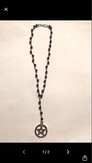 gotik pentegram rosary