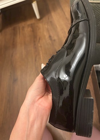 Diğer Siyah Rugan Erkek Klasik damat Ayakkabısı