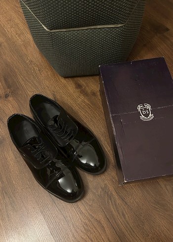 Siyah Rugan Erkek Klasik damat Ayakkabısı