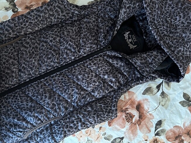 Gri leopar yelek