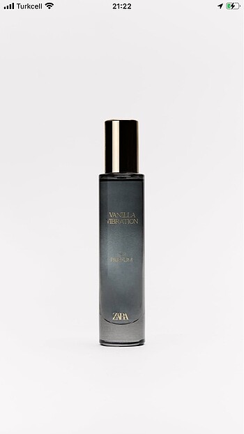 Zara Vanilla Vibration sıfır