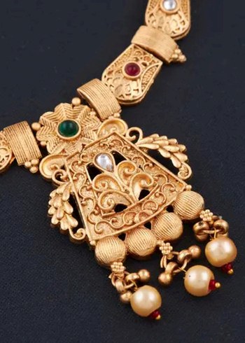 Beden Antik Gold Hint Takı Seti