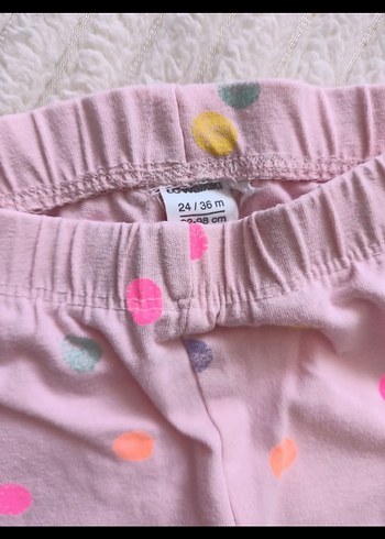 Kız Çocuk Basic Pamuklu Tayt Seti - Görsel 2