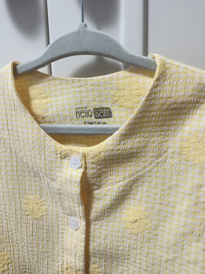 Kız Çocuk kısa kollu gömlek - Görsel 2