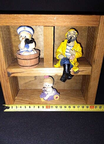 Ahşap dekoratif mini raf - Görsel 5