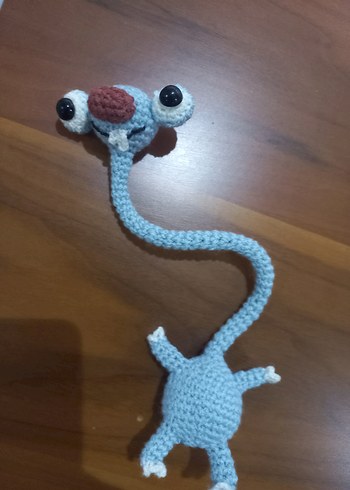 Renkli El Yapımı Örme Pelus charm - Görsel 3