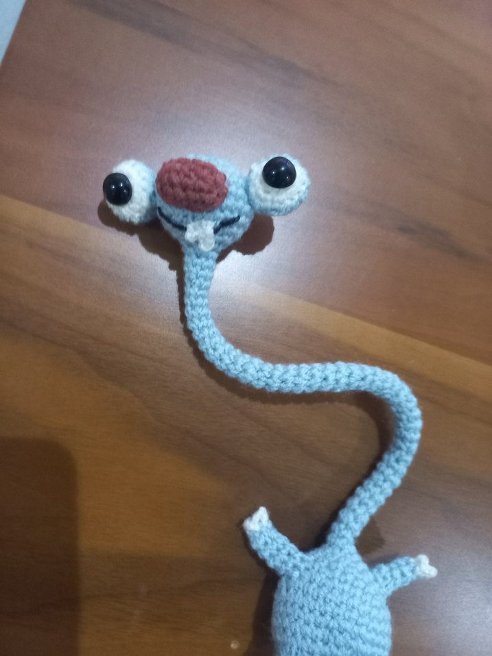 Renkli El Yapımı Örme Pelus charm - Görsel 2