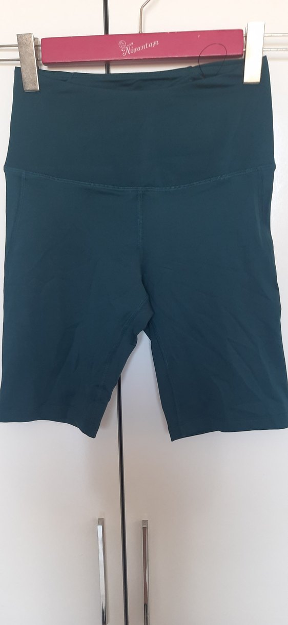 Yeşil Midi Hamile Spor Şortu - Görsel 2