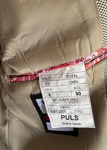 50-6 drop Beden camel Renk Bej Erkek Ofis Takım Elbise Ceket
