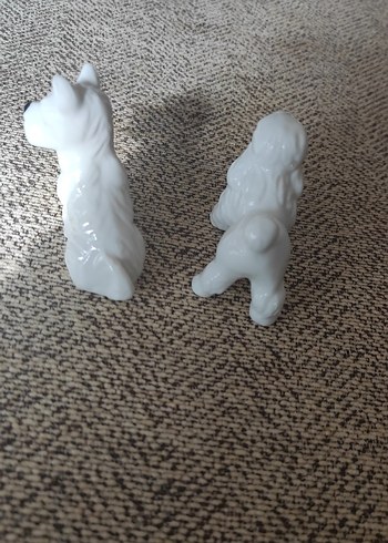 Beyaz Köpek Figürleri Seti - Görsel 4