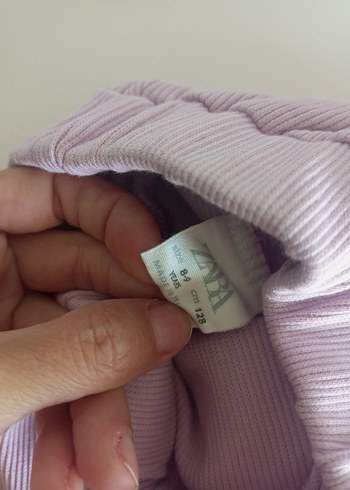 Zara Kızlar için Pembe Dar Kesim Pantolon