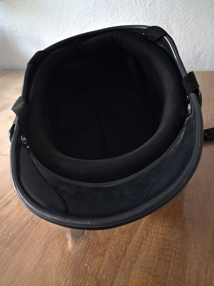 Siyah Biker Motosiklet Kaskı - Görsel 2