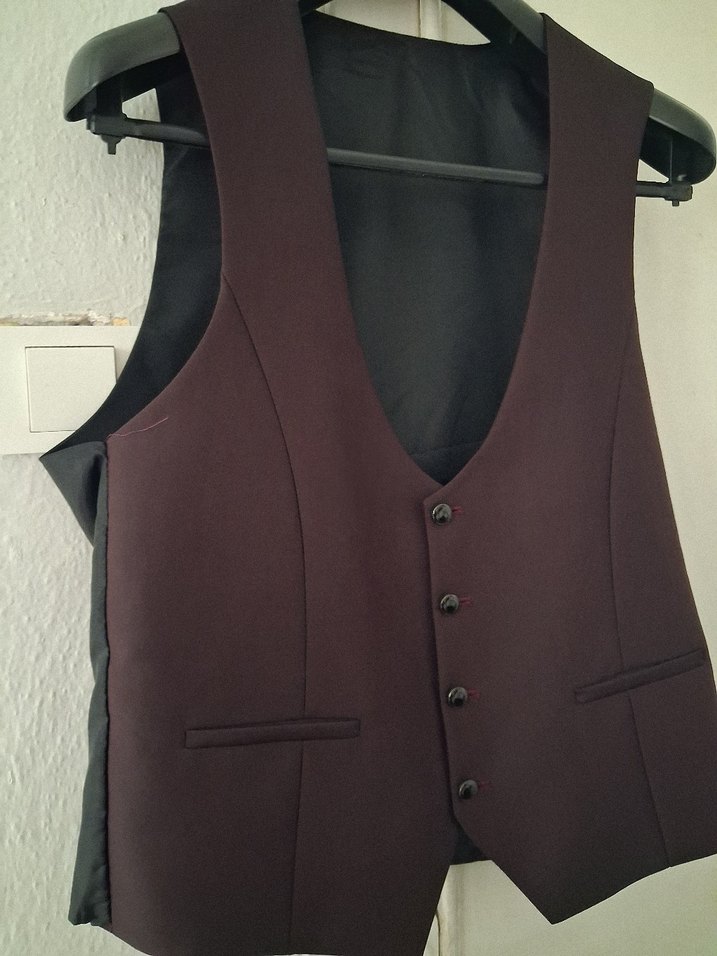 Takım Elbise,çeket yelek,yanardönerli kumaş - Görsel 2