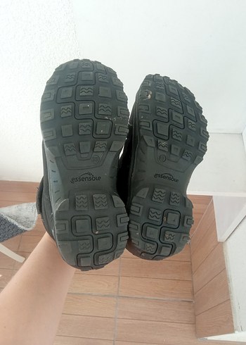 33 Beden siyah Renk Siyah Erkek Çocuk Botu su geçirmez