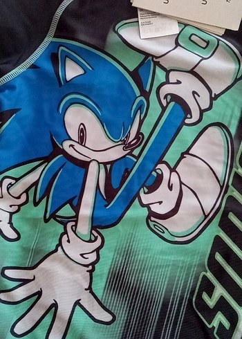 Uzun Kollu Mavi Baskılı Erkek çocuk deniz t-shirt - Görsel 2