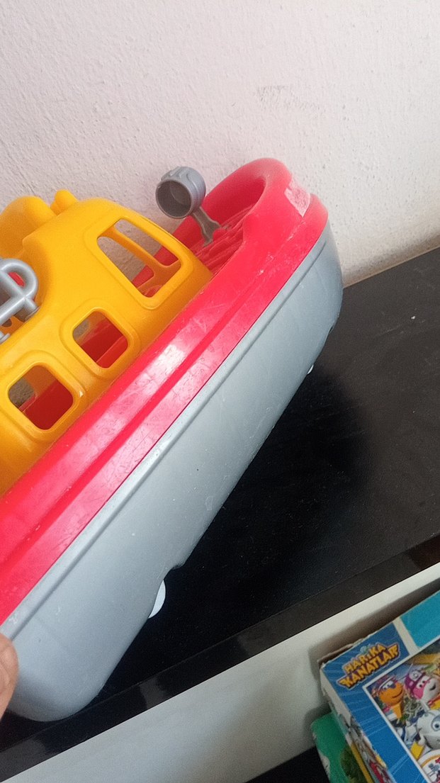 Renkli Oyuncak Tekne ve Figür - Görsel 5